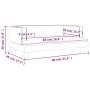Sofá para niños de terciopelo crema 80x45x30 cm de , Mobiliario para bebés y niños pequeños - Ref: Foro24-3196311, Precio: 68...