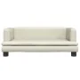 Sofá para niños de cuero sintético crema 80x45x30 cm de , Mobiliario para bebés y niños pequeños - Ref: Foro24-3196313, Preci...