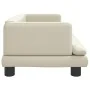 Sofá para niños de cuero sintético crema 80x45x30 cm de , Mobiliario para bebés y niños pequeños - Ref: Foro24-3196313, Preci...