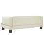 Sofá para niños de cuero sintético crema 80x45x30 cm de , Mobiliario para bebés y niños pequeños - Ref: Foro24-3196313, Preci...