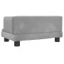 Sofá para niños de terciopelo gris claro 60x40x30 cm de , Mobiliario para bebés y niños pequeños - Ref: Foro24-3196318, Preci...
