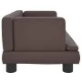 Sofá para niños de cuero sintético marrón 60x40x30 cm de , Mobiliario para bebés y niños pequeños - Ref: Foro24-3196326, Prec...