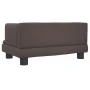 Sofá para niños de cuero sintético marrón 60x40x30 cm de , Mobiliario para bebés y niños pequeños - Ref: Foro24-3196326, Prec...