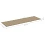 Tumbona doble y cojines beige madera pino impregnada by , Loungers - Ref: Foro24-3065882, Price: 216,18 €, Discount: %
