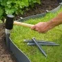 Nature Set de borde de jardín y estaca gris by , Garden edging and edging - Ref: Foro24-446436, Price: 33,25 €, Discount: %