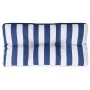 Cojín para palés tela a rayas azul y blanco 80x40x12 cm de , Cojines para sillas y sofás - Ref: Foro24-360616, Precio: 22,31 ...