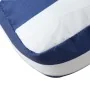 Cojín para palés tela a rayas azul y blanco 80x40x12 cm de , Cojines para sillas y sofás - Ref: Foro24-360616, Precio: 22,31 ...