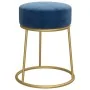 Hocker redondo azul terciopelo by , Folding stools and chairs - Ref: Foro24-340254, Price: 42,64 €, Discount: %