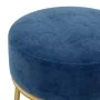 Hocker redondo azul terciopelo by , Folding stools and chairs - Ref: Foro24-340254, Price: 42,64 €, Discount: %