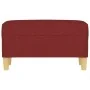Banco de tela rojo vino tinto 70x35x41 cm de , Bancos - Ref: Foro24-349373, Precio: 51,33 €, Descuento: %