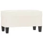 Banco de cuero sintético color crema 70x35x41 cm de , Bancos - Ref: Foro24-349440, Precio: 44,39 €, Descuento: %