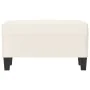 Banco de cuero sintético color crema 70x35x41 cm de , Bancos - Ref: Foro24-349440, Precio: 44,39 €, Descuento: %