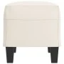Banco de cuero sintético color crema 70x35x41 cm de , Bancos - Ref: Foro24-349440, Precio: 44,39 €, Descuento: %