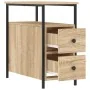 Mesita de noche madera de ingeniería roble Sonoma 30x60x60 cm by , Nightstands - Ref: Foro24-826065, Price: 74,89 €, Discount: %