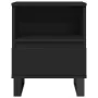 Mesitas de noche 2 uds madera de ingeniería negro 40x35x50 cm de , Mesitas de noche - Ref: Foro24-830639, Precio: 86,29 €, De...