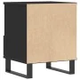 Mesitas de noche 2 uds madera de ingeniería negro 40x35x50 cm de , Mesitas de noche - Ref: Foro24-830639, Precio: 86,29 €, De...
