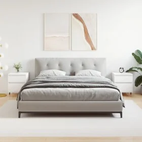Mesitas de noche 2 uds madera de ingeniería blanco 40x35x50 cm von , Nachttische - Ref: Foro24-830653, Preis: 79,30 €, Rabatt: %