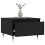 Mesa de centro madera de ingeniería negro 50x46x35 cm by , Coffee table - Ref: Foro24-830846, Price: 43,69 €, Discount: %
