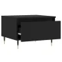 Mesa de centro madera de ingeniería negro 50x46x35 cm by , Coffee table - Ref: Foro24-830846, Price: 43,69 €, Discount: %