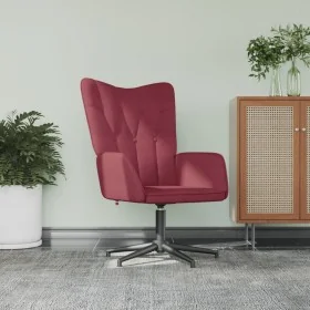 Sillón de relax de tela color rojo tinto de , Sillones - Ref: Foro24-327575, Precio: 99,60 €, Descuento: %