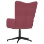 Sillón de relax de tela color rojo tinto de , Sillones - Ref: Foro24-327575, Precio: 99,60 €, Descuento: %