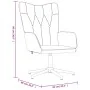Sillón de relax de tela color rojo tinto de , Sillones - Ref: Foro24-327575, Precio: 99,60 €, Descuento: %