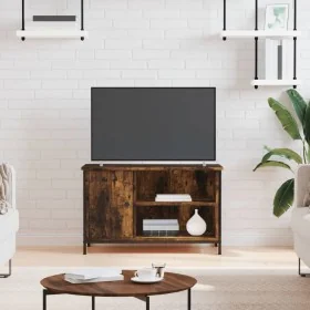 Mueble para TV madera contrachapada roble ahumado 80x40x50 cm de , Muebles TV - Ref: Foro24-832770, Precio: 58,66 €, Descuent...
