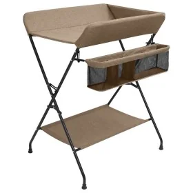 Mesa cambiadora hierro gris taupe by , Baby changing tables - Ref: Foro24-10267, Price: 93,39 €, Discount: %