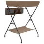 Mesa cambiadora hierro gris taupe de , Cambiadores para bebés - Ref: Foro24-10267, Precio: 93,39 €, Descuento: %