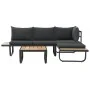 Juego de sofás de esquina 2 piezas con cojines aluminio WPC by , Outdoor sofas - Ref: Foro24-44704, Price: 461,11 €, Discount: %
