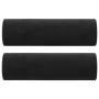 Sofá de 2 plazas con cojines terciopelo negro 140 cm von , Sofas - Ref: Foro24-3200886, Preis: 207,94 €, Rabatt: %