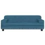 Cama para perros de terciopelo azul 90x53x30 cm de , Camas para perros - Ref: Foro24-171868, Precio: 93,58 €, Descuento: %
