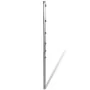 Valla con postes de hierro recubierto de zinc 50 m 80/6/15 de , Paneles de vallas - Ref: Foro24-270514, Precio: 155,17 €, Des...