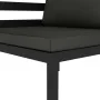 Sofá modular de esquina 1 ud con cojines aluminio antracita de , Sofás modulares de exterior - Ref: Foro24-49239, Precio: 271...