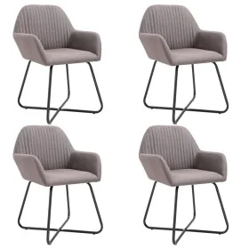 Sillas de comedor 4 unidades tela taupe de , Sillas de comedor - Ref: Foro24-277112, Precio: 395,02 €, Descuento: %