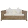 Conjunto de sofás 2 piezas con cojines ratán natural de , Sofás - Ref: Foro24-278601, Precio: 1,00 €, Descuento: %
