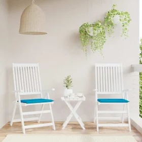 Cojines de silla de jardín 2 uds tela Oxford azul 40x40x3 cm de , Cojines para sillas y sofás - Ref: Foro24-314010, Precio: 1...