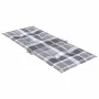 Cojín silla jardín respaldo alto 4 uds cuadros gris 120x50x3 cm de , Cojines para sillas y sofás - Ref: Foro24-314129, Precio...