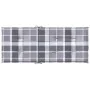 Cojín silla jardín respaldo alto 4 uds cuadros gris 120x50x3 cm de , Cojines para sillas y sofás - Ref: Foro24-314129, Precio...