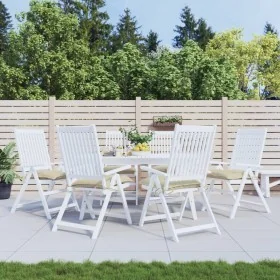 Cojines de silla de jardín 6 uds tela Oxford beige 40x40x7 cm de , Cojines para sillas y sofás - Ref: Foro24-314871, Precio: ...
