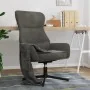 Sillón de relax de terciopelo gris oscuro de , Sillones - Ref: Foro24-341109, Precio: 110,13 €, Descuento: %