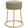 Hocker redondo gris oscuro terciopelo by , Folding stools and chairs - Ref: Foro24-340256, Price: 43,68 €, Discount: %