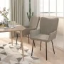 Sillas de comedor 2 unidades terciopelo gris claro de , Sillas de comedor - Ref: Foro24-344886, Precio: 109,72 €, Descuento: %