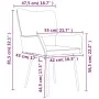 Sillas de comedor 2 unidades terciopelo gris claro de , Sillas de comedor - Ref: Foro24-344886, Precio: 109,72 €, Descuento: %