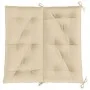 Cojín de banco de jardín tela Oxford beige 100x(50+50)x7 cm de , Cojines para sillas y sofás - Ref: Foro24-314995, Precio: 34...