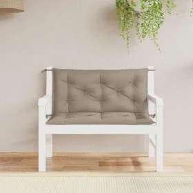 Cojín de banco de jardín tela Oxford taupe 100x(50+50)x7 cm de , Cojines para sillas y sofás - Ref: Foro24-315000, Precio: 34...