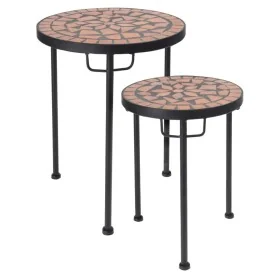 ProGarden Juego de mesas auxiliares 2 pzas con superficie de mosaico by , Side tables - Ref: Foro24-442213, Price: 59,30 €, D...