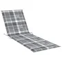 Tumbona de jardín con mesa y cojín madera maciza de acacia de , Tumbonas - Ref: Foro24-3061631, Precio: 239,97 €, Descuento: %