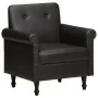 Sillón butaca de cuero auténtico negro by , Armchairs - Ref: Foro24-320779, Price: 225,67 €, Discount: %