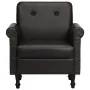 Sillón butaca de cuero auténtico negro by , Armchairs - Ref: Foro24-320779, Price: 225,67 €, Discount: %